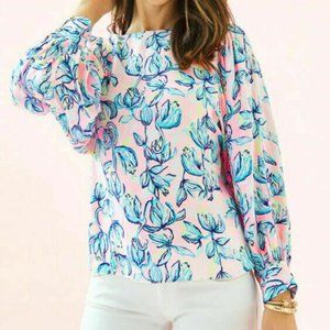 NWT Lilly Pulitzer Maisel Silk Top